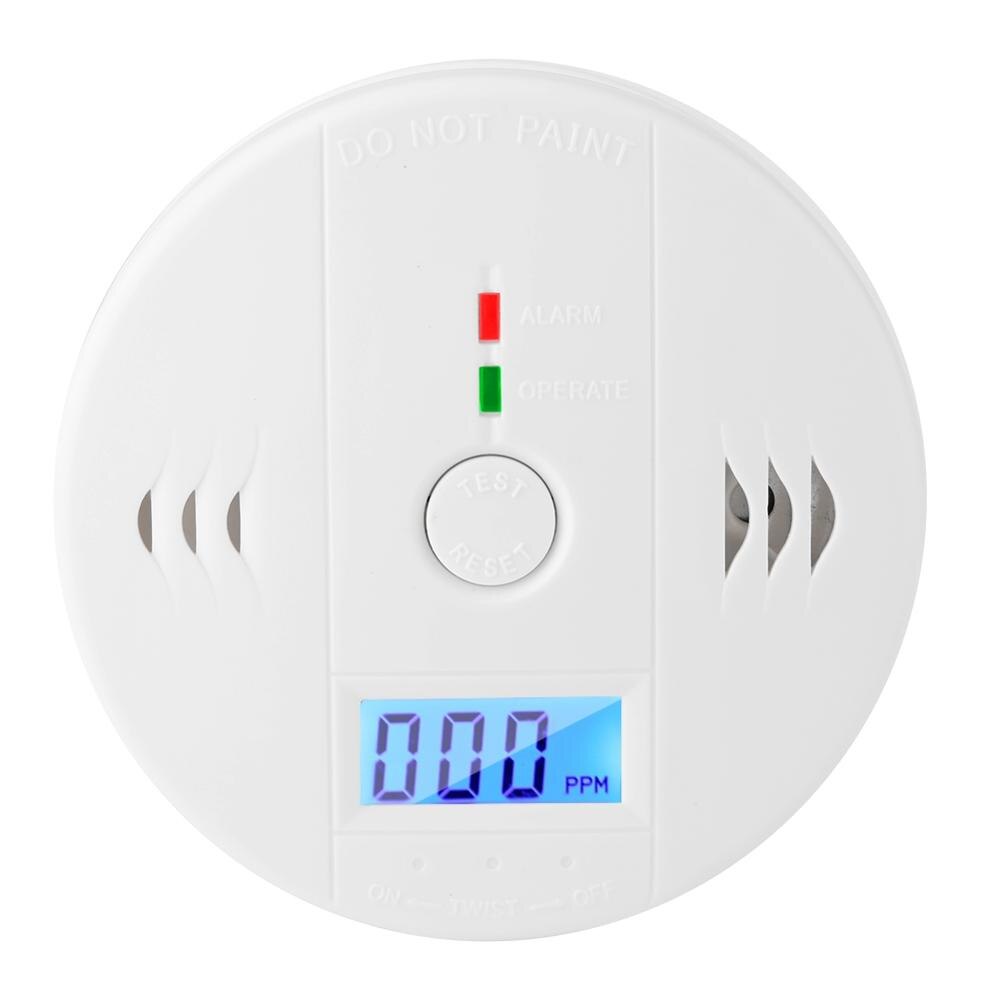 Carbon Monoxide Alarm CO Smoke Intelligent Sensor Poisoning Gas Warning Detector