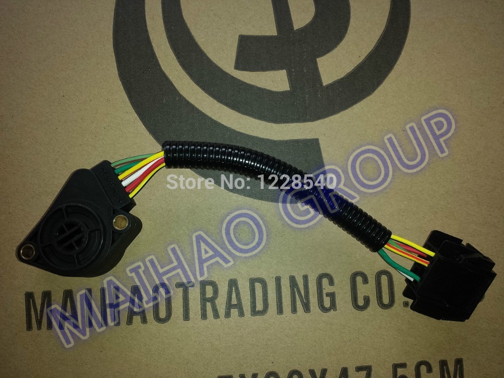 20893503 3985226 Pedaal Positie Sensor voor Volvo Truck met 6 PIN 6 Wire Positie Sensor