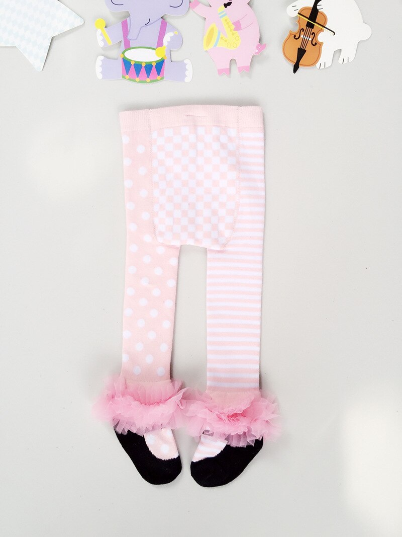 0-36m Warm Ope Baby Kids Princess Ballet Cotton Tight Lace cute little kid flexible Bebe dress wear Infants Meias Girl Pantyhose