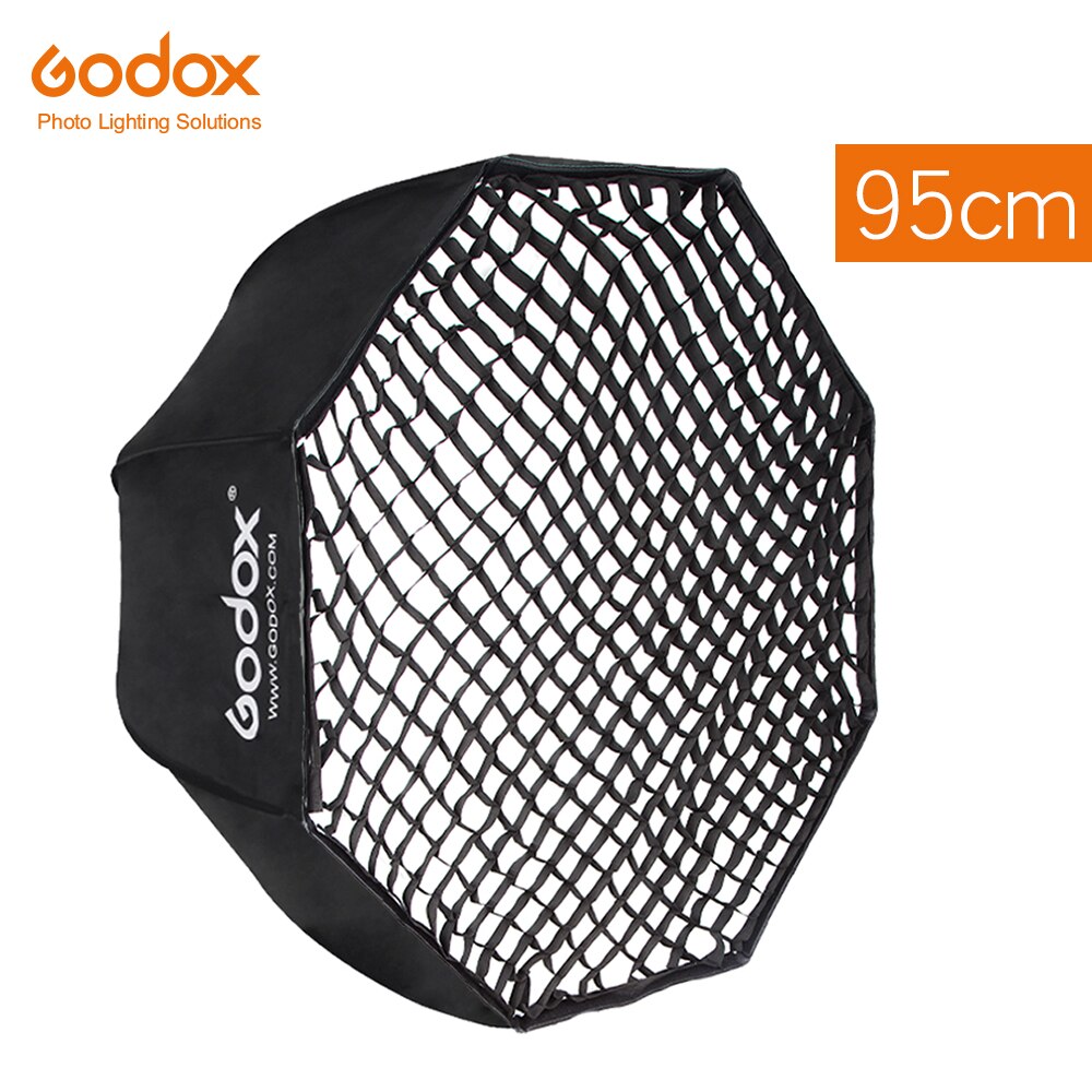 Godox Softbox 95Cm 37.5 "Paraplu + Honingraat Octagon Reflector Honingraat Softbox Voor Godox Yongnuo Flash Speedlight