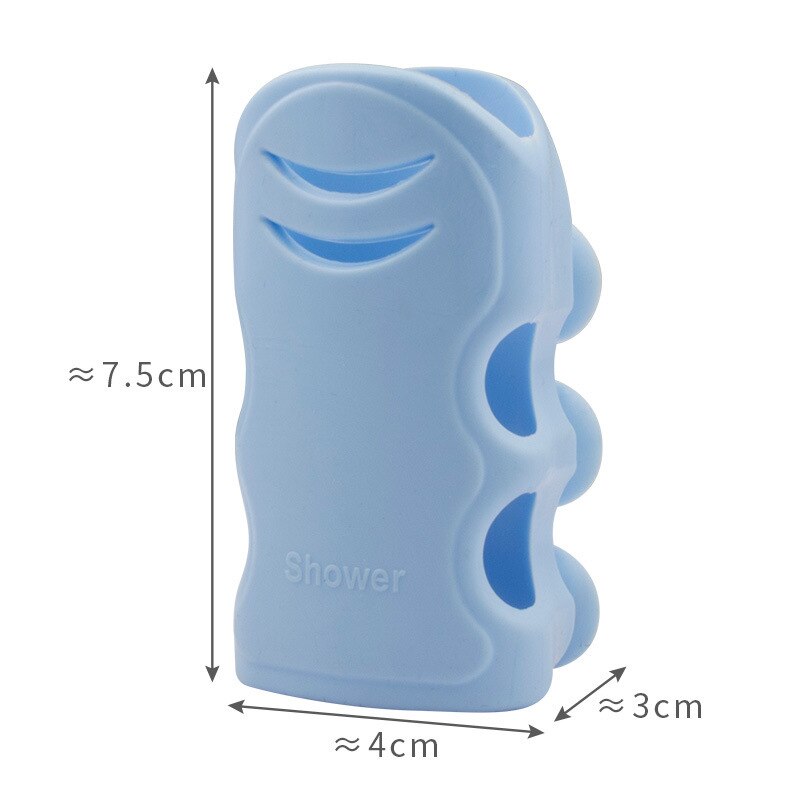 Supporto per soffione doccia ventosa riutilizzabile durevole rimovibile doccia in silicone supporto per bagno portatile supporto per cremagliera a parete