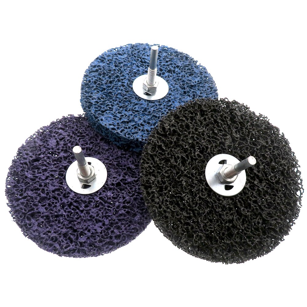 3pcs Strip Discs Abrasive wheel Paint Rust Removal Clean Grinding Wheel Paint Rust Removal Clean For Angle Grinder: 5inch each of 1