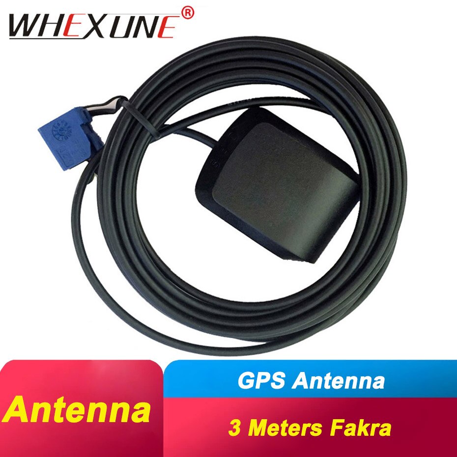 Whexune 3 Meter Auto Accessoire Gps Antenne Voor Bmw MFD2 RNS510 RNS315 RNS2 Benz C Rechts Connector