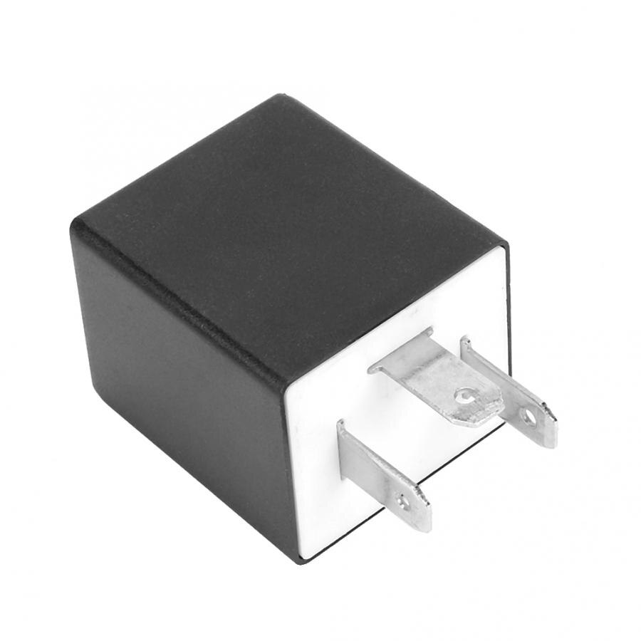 Motocycle 3 Pin Adjustable Frequency Relay LED Flasher Turn Signal Light Blinker Flasher Relay