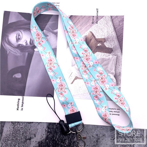 Mobile Neck Strap Lanyards for keys ID Card Gym Mobile Phone Straps USB badge holder DIY Hang Rope Lariat Lanyard For Huawei: PTSZ-00013