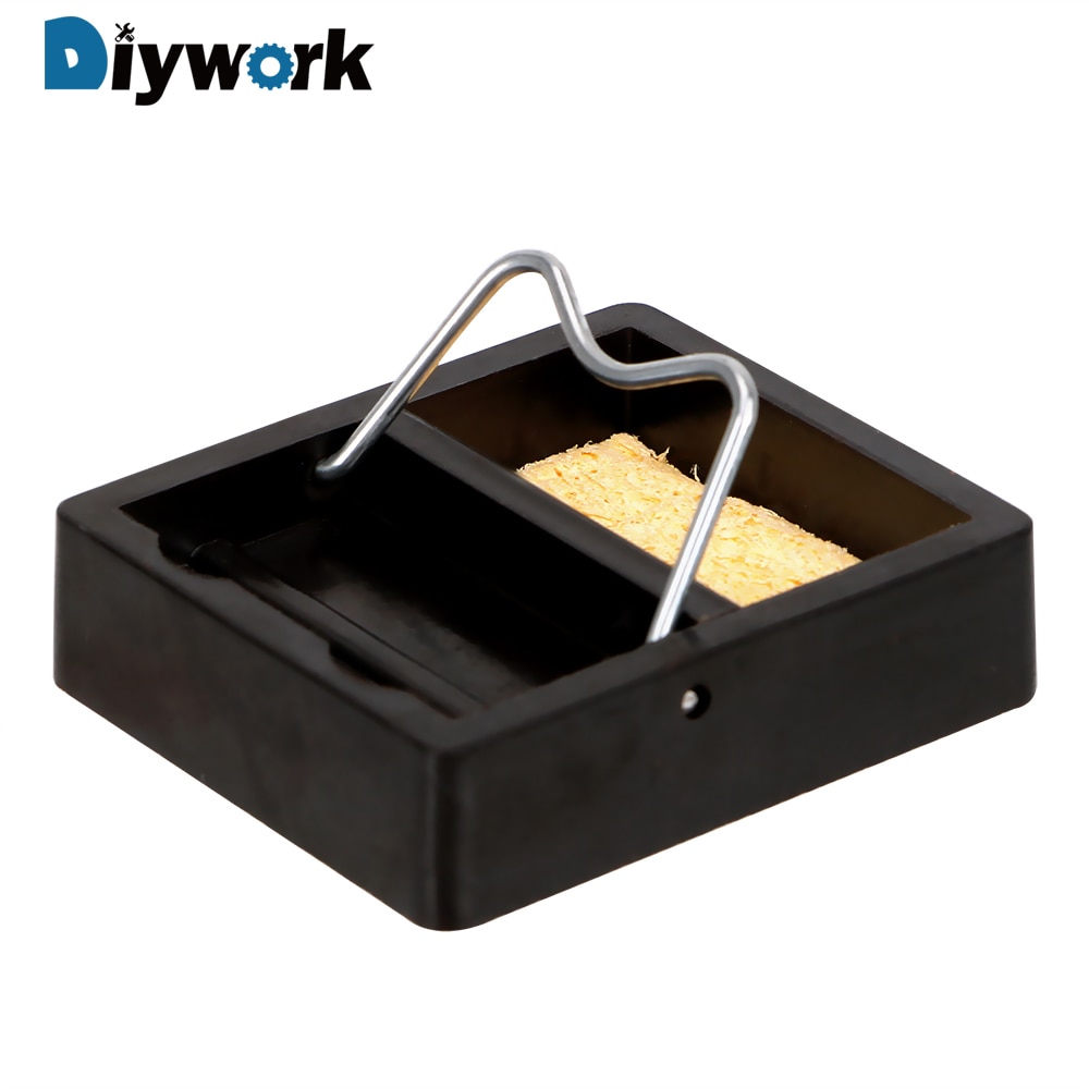 DIYWORK Electric Soldering Iron Stand Holder Small And Simple Soldering Iron Frame With Solder Sponge Metal Support Station