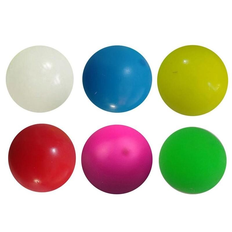 Kinder Dekompression Spielzeug Klebrige Squash Ball Stress Relief Fangen Werfen Ball Für Kinder Kind Geburtstag Anti-stress