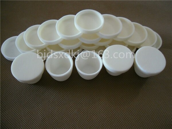 99.3% alumina crucible / 5ml / with lids / Arc-Shaped / corundum crucible / Al2O3 ceramic crucible / Sintered crucible