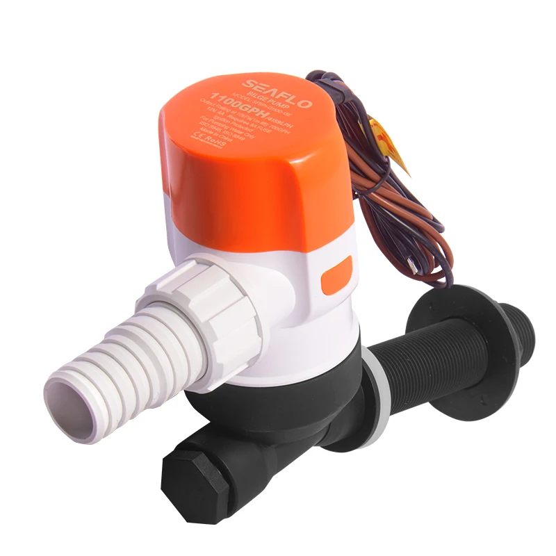 ​ SEAFLO 12V Aerator Live Bait Well Pump, Submersible Marine Cartridge Bilge Pump for Boat, Yacht, Saltwater & Freshwate