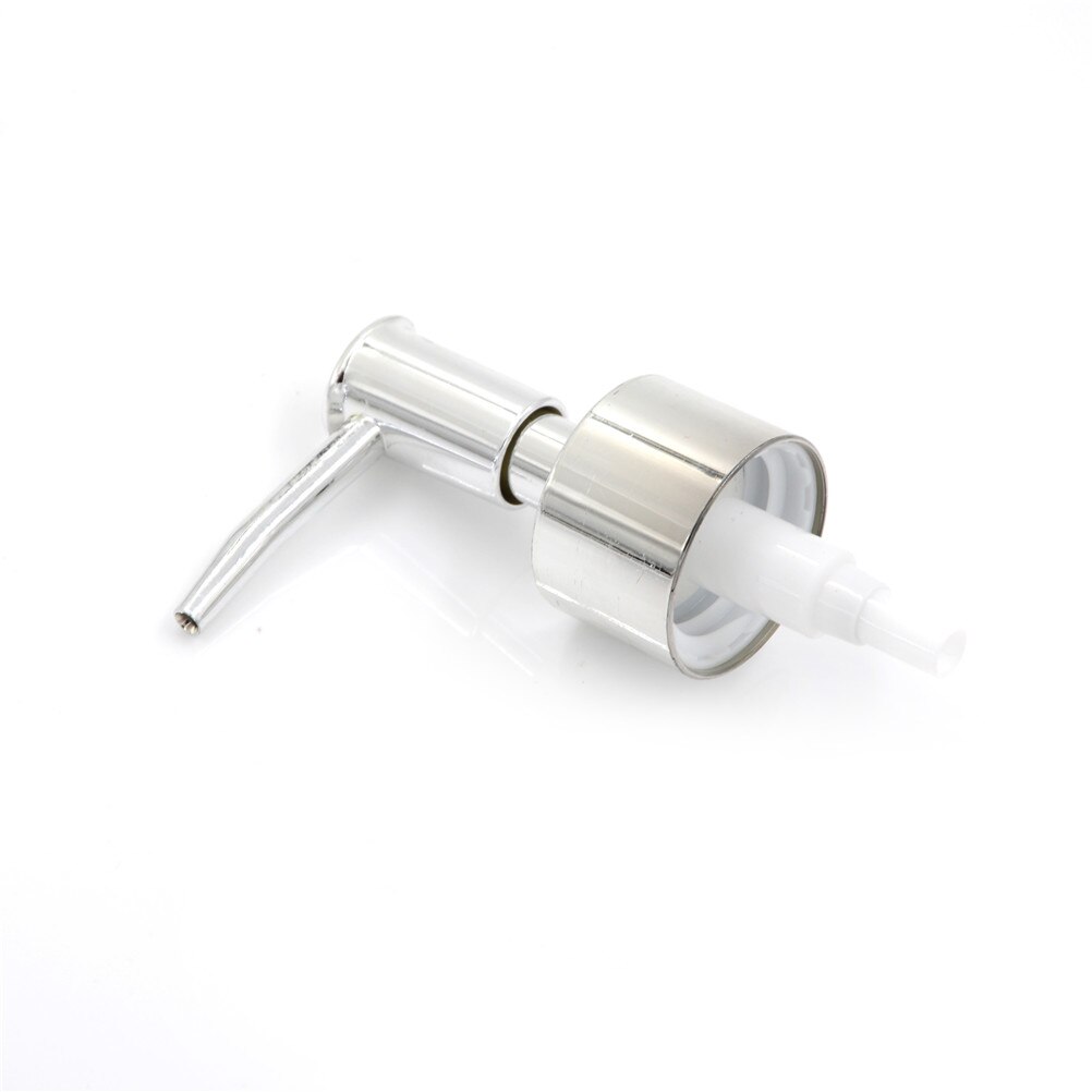 1Pcs Gold Silver Stainless Steel Soap Pump Liquid Lotion Gel Dispenser Replacement Jar Tube Tool: Silver
