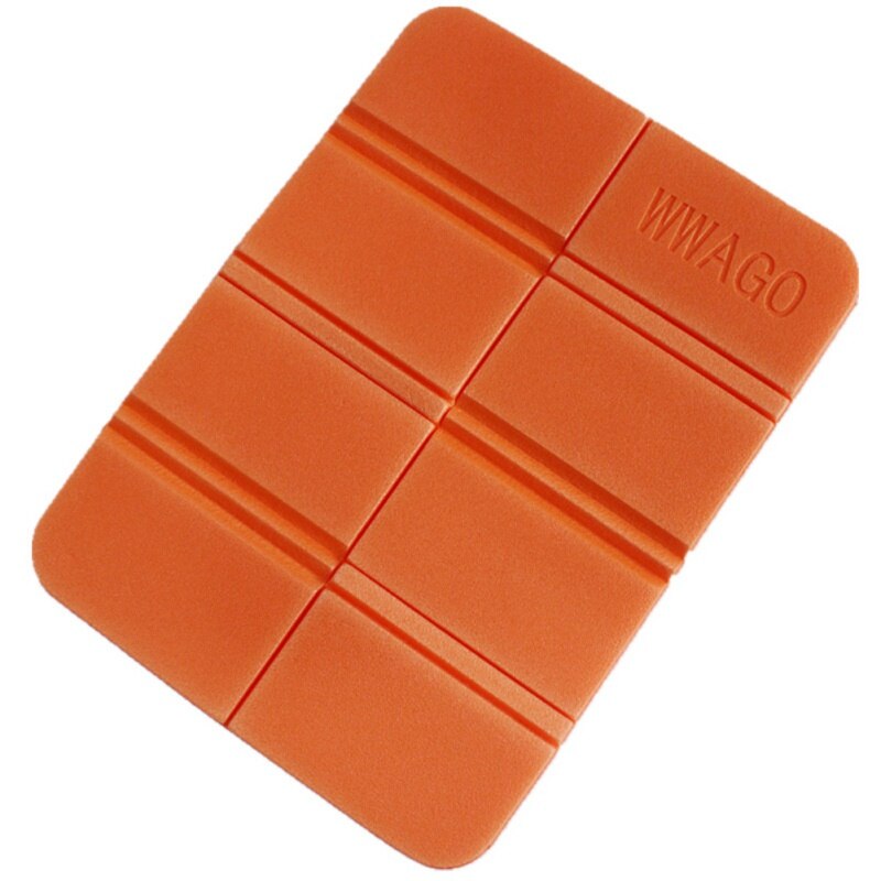 XPE 8 Folder Camping Mat Folding Portable Small Cushion Seat Pad Moisture-Proof Waterproof Prevent Dirty Picnic Mat Beach Pad: Orange