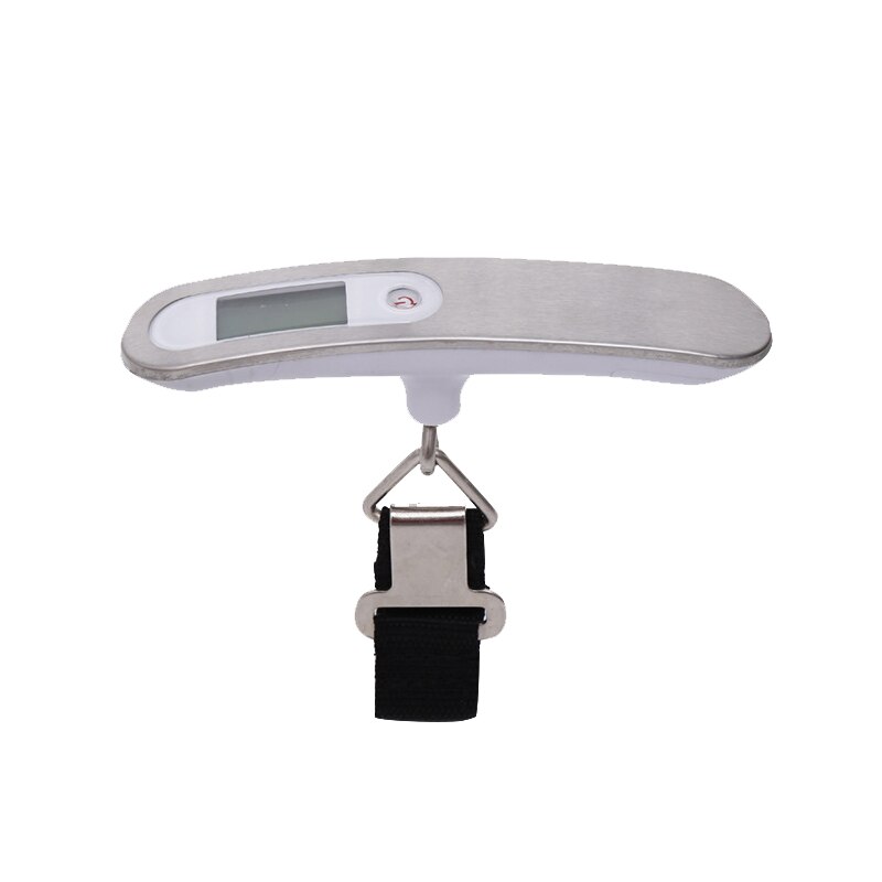 T-shaped Portable Precision Portable Scale Electronic Luggage Scale Electronic Scale Portable Hook Electronic Scale: White 2