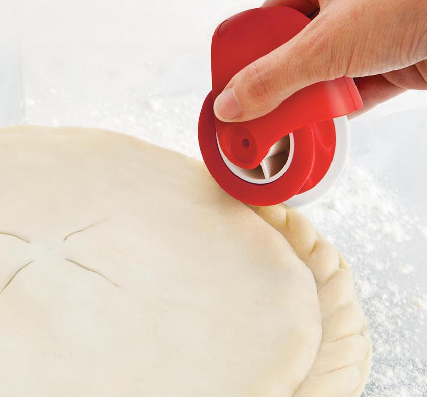 Baking Tools Kitchen Pizza Pastry Lattice Cutter Pastry Pie Decor Cuter Plastic Wheel Roller for Pizza Pastry Pie Crust