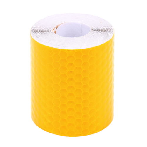 Reflective Warning Tape Reflective Bicycle Stickers Car Body Sticker Motor Reflective Film In Dark Effective Prevention Accident: Orange