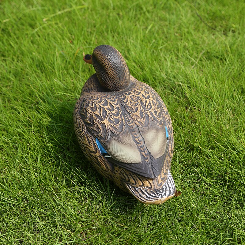 Mallard de pato de plástico, señuelo de pato femenino, quilla de gallina mortal