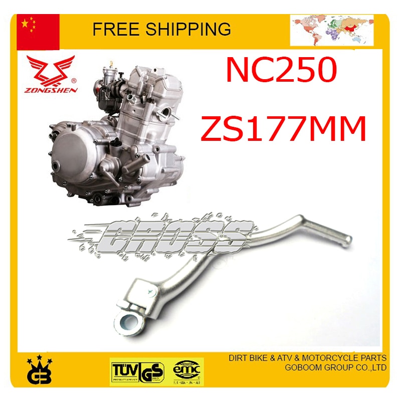 Kickstarter kickstart zongshen  nc250 250cc 4 ventil motor  xz250r t4 t6 xmotos kayo bse dirt pit cykel tilbehør