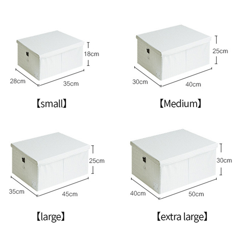 Grand seau à linge étanche pliable, boîte de rangement en coton et lin pour sous-vêtements et vêtements, organisateur domestique