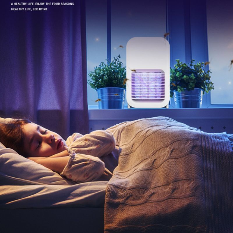 Indendørs eller udendørs elektrisk zapper til insekter, myg og fluer, dobbelt funktion: ketsjerfluer og bordpladezapper