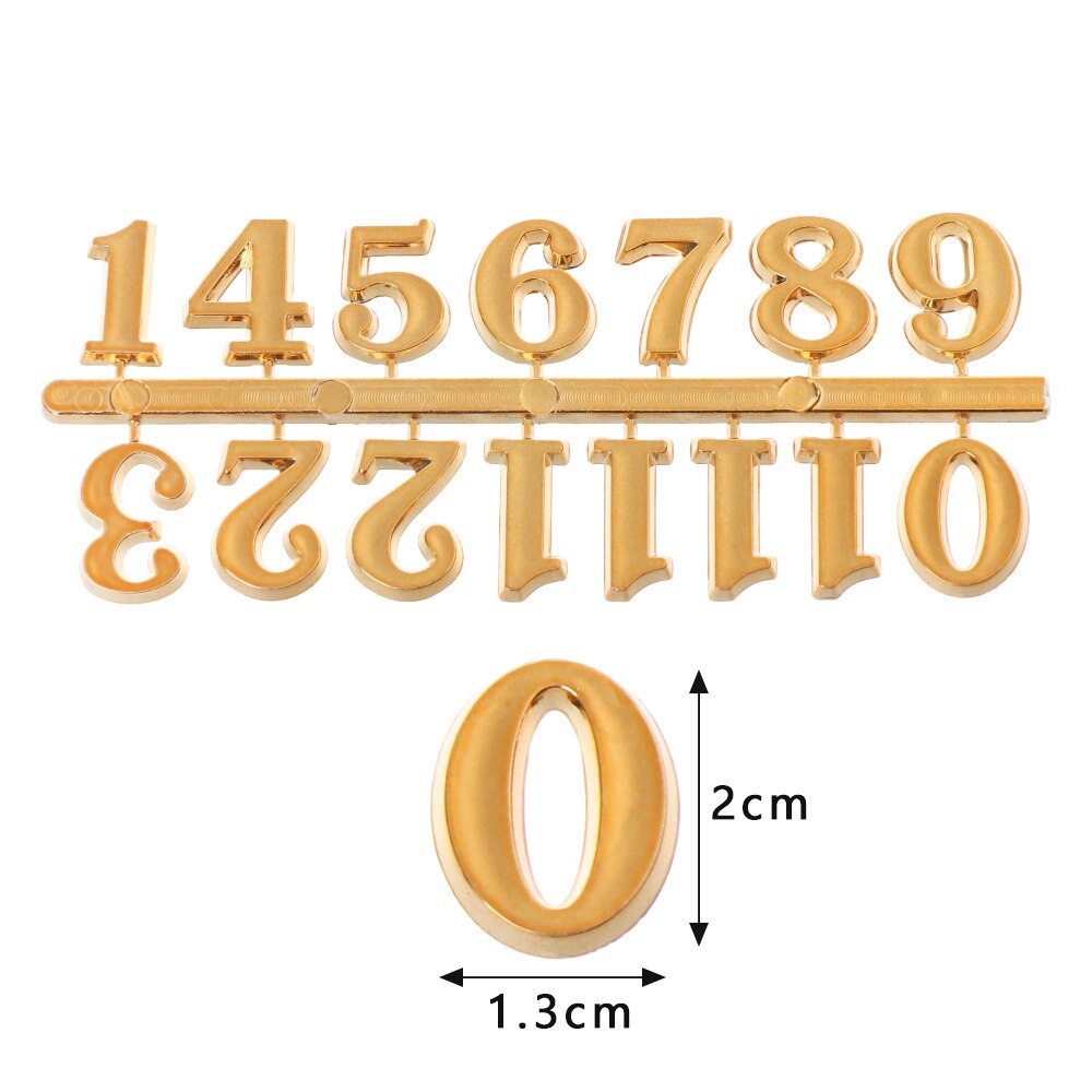1SET BRICOLAGE Remplacement Numérique Gadget BRICOLAGE Réparation Restaurer les Anciennes Quartz Horloge Pièces Nombre Arabe Cloche Accessoires Chiffres