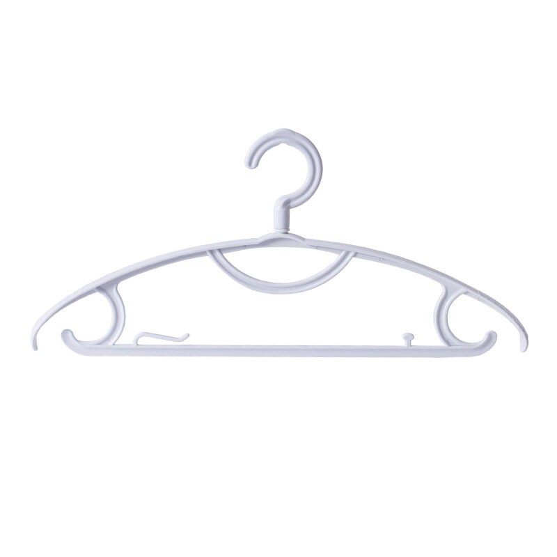 Clothes Drying Rack Plastic Anti-slip Adult Clothes Rack Hanging Clothes Brace Clothes Hanger Storage Rack For Clothes: white