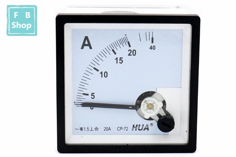 1 stk cp -72/ sq -72/ cz -72 ac 1a 5a 10a 20a 30a 40a 50a nøjagtighed analog panelmåler amperemeter amperemeter