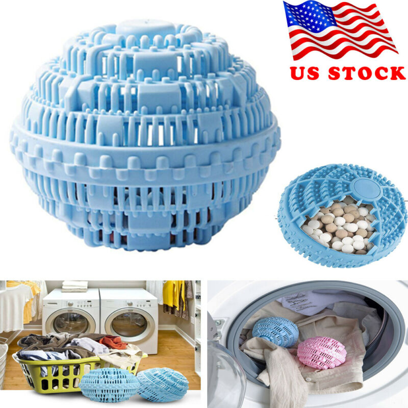 Eco Magic-Bola para lavandería Orb, bola para lavar la ropa sin detergente, estilo Wizard, bolas de plástico,
