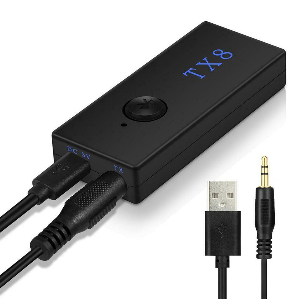 Bluetooth 4.2 BLS-TX8 3.5mm Audio Music Transmitter Stereo Adapter For TV PC MP3 Home Theater Transmission Adapter