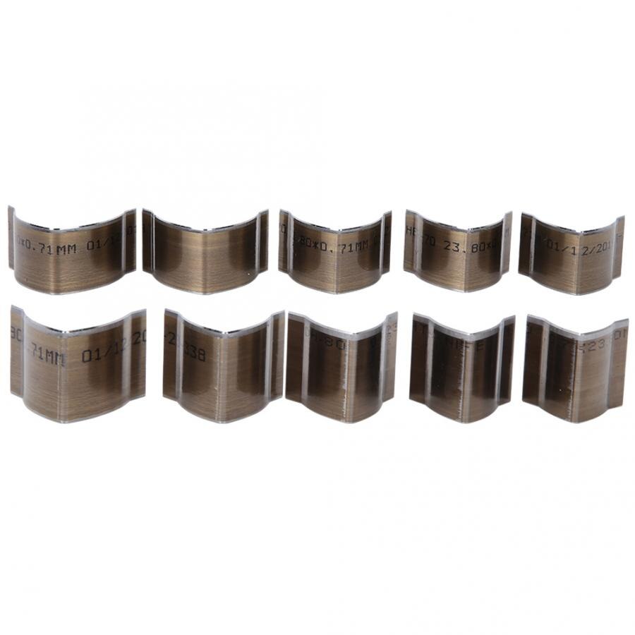 Cutting 10Pcs Leather Belt End Cutter High-Speed Steel Square V Shape Hand-Made Craft Tool Square Leather End Cutter: 3