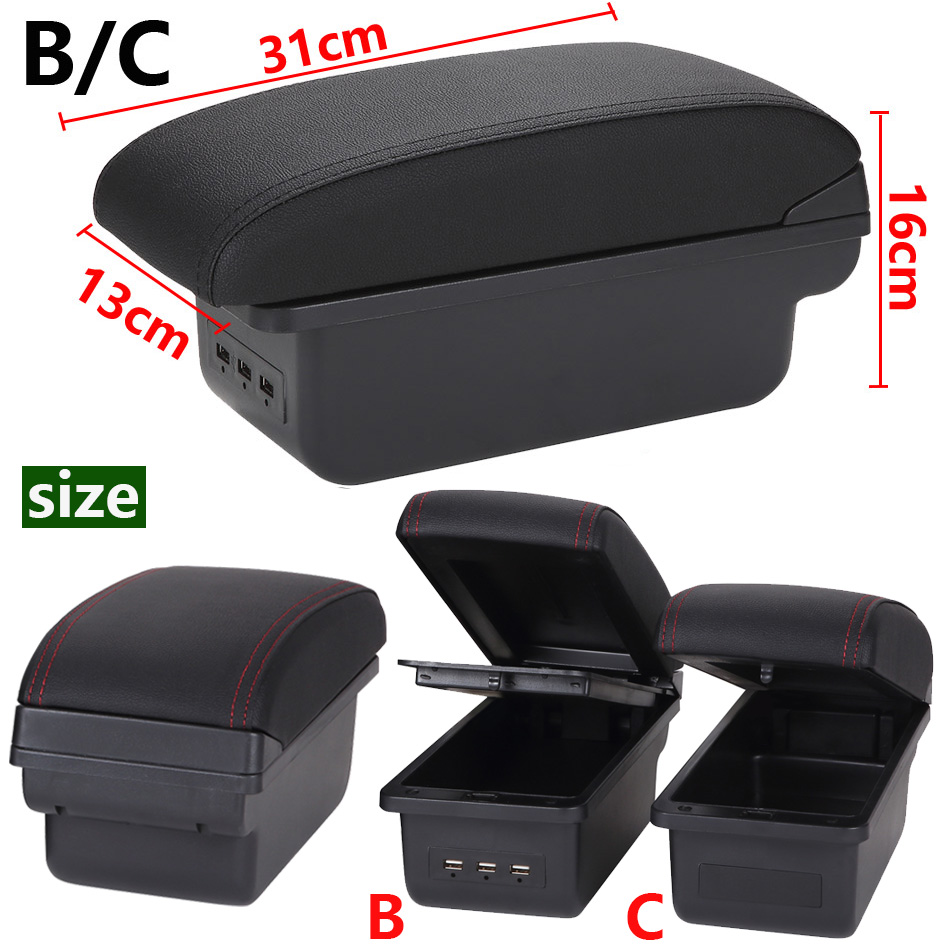 For Opel Astra Armrest Box For Opel Astra J Car Armrest Storage Box Retrofit part Car Accessorie Easy To Install