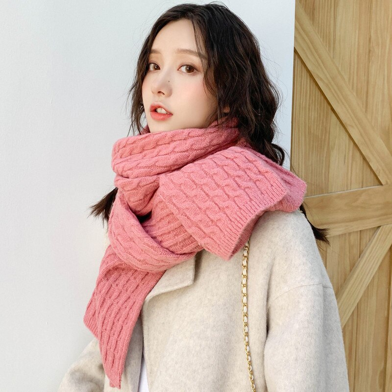 Herfst winter dikke warme effen kleur sjaal heren sjaal dames foulard femme bufanda mujer sjaals voor dames sjaal vrouwen winter