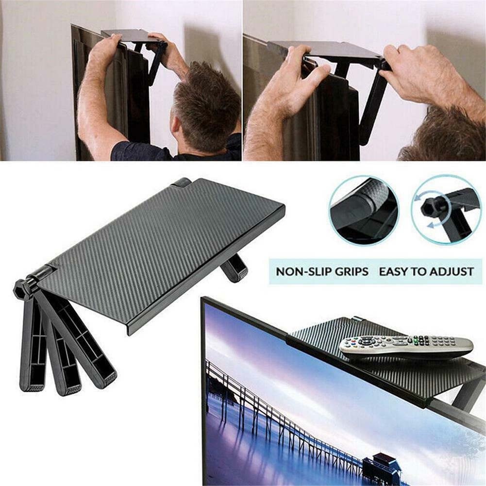 Desktop Stand ABS Foldable Shelf Computer LCD Display Stand Multifunction Storage Desk Suporte Riser Shelf Monitor Bracket