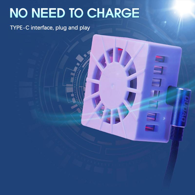 Mobile Phone USB Game Cooler System Cooling Fan Miniature Semiconductor Heat Sink Concentrated Heat Dissipation Center Durable