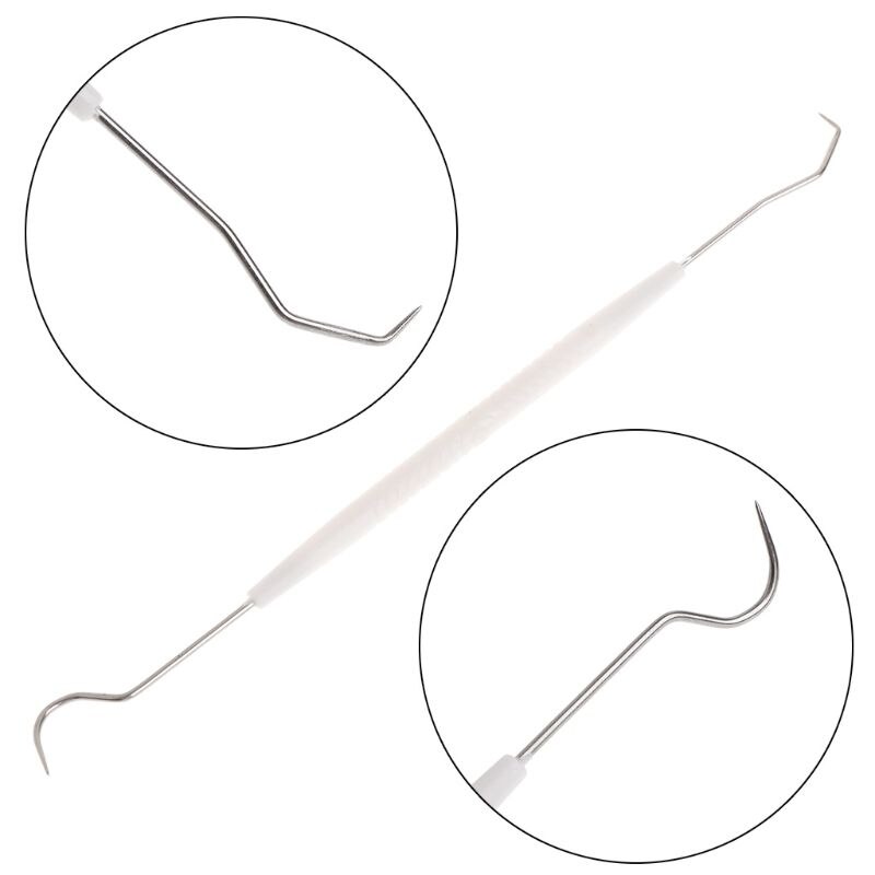 Nettoyeur de fourmis, crochet de nettoyage, outils à Double tête, Tube à essai, nid en acier inoxydable, fournitures d'insectes