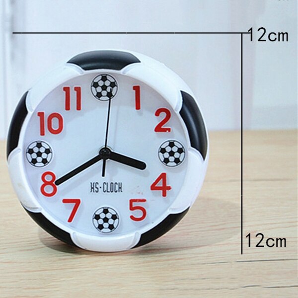 Quartz clocks Clock 3d real Football alarm clock for kid children bedroom home decor