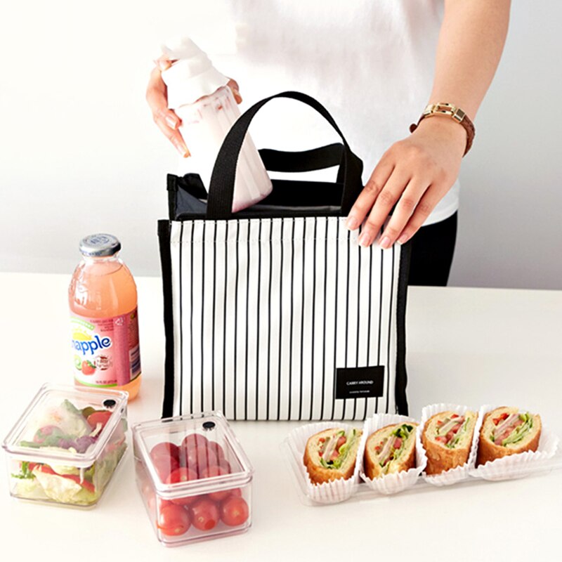 Wasserdichte Kühltasche Mittagessen Freizeit Isolierte Thermische Tragbare Schule essen Mittagessen Kasten Tasche Gitter Kalten Lagerung Tasche Tote Eis Tasche