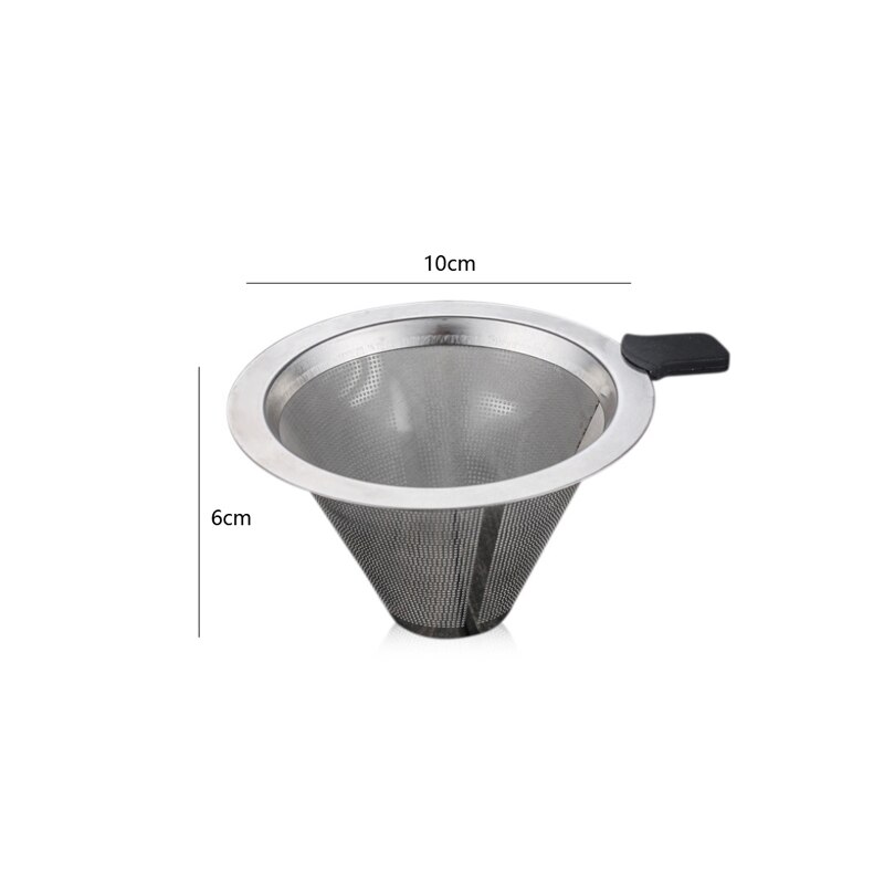 Taza de café de vidrio reutilizable, taza para café casera, cafetera hecha a mano, tetera con goteo de hielo, juego de café hecho a mano portátil: Filter