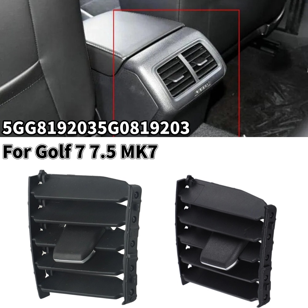 Achter AC Airconditioning Vent Grill Opvouwbare Clip Trim Voor Golf 7 7.5 MK7 MK7.5 5GG 819203 5G 0819203 Auto-interieuronderdelen