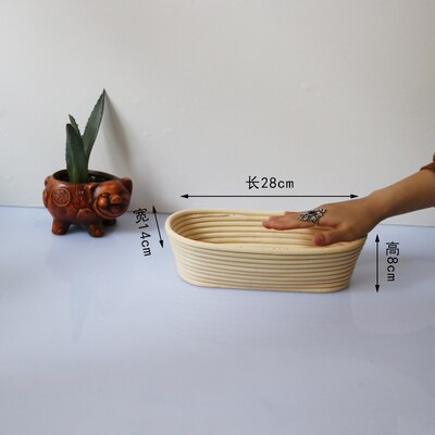Various Shapes Fermentation Rattan Basket t Country Baguette Bread Mass Proof Tasting Baskets Banneton Brotform