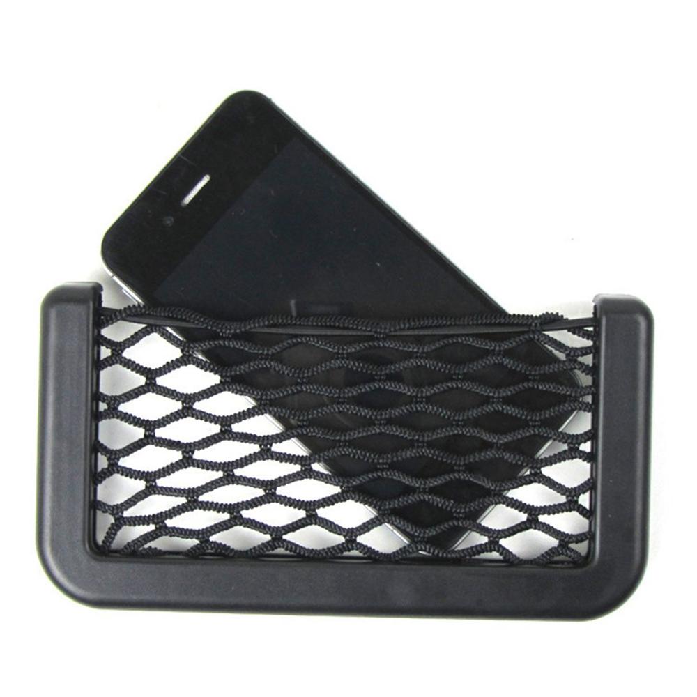 Universele Auto Opslag Netto Pocket Auto Creatieve Netto Zak Auto Levert Auto Mesh Mobiele Telefoon Puin Opbergtas
