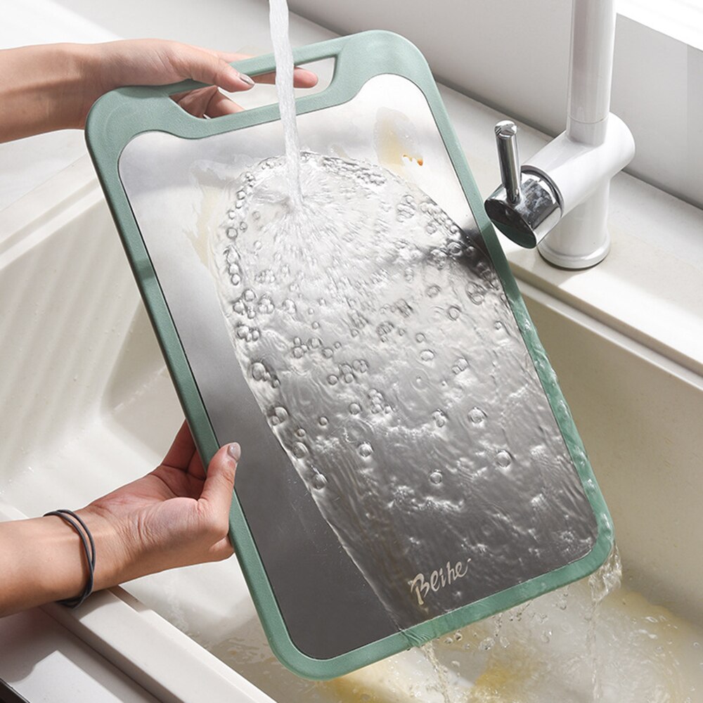 304 Austenitic Stainless Steel Meat Cutting Board Double-Sided Vegetable Chopping Board food Cutting Board Kitchen Supplies