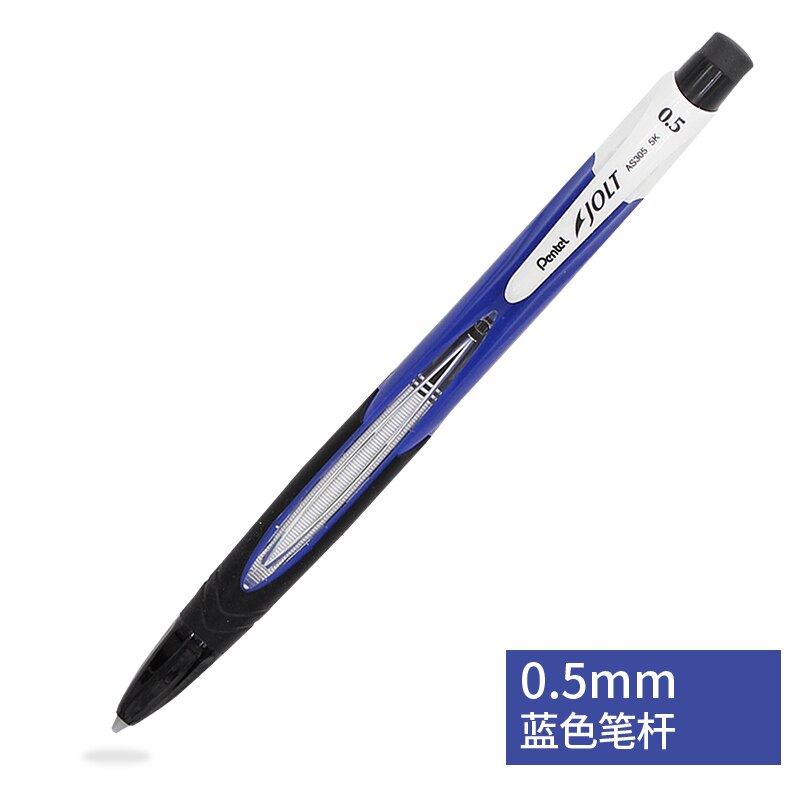 4 pcs Pentel Jolt Shake Auto Pencil 0.5mm AS305 Drawing Painting Color Activity Pencil Automatic Leading Pen Comfortable: Blue