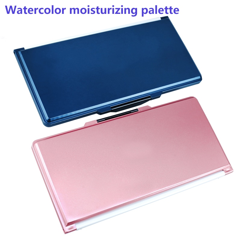 Aquarel Hydraterende Kleur Doos Professionele Schilderen Creatie 7X2MM24 Raster Multifunctionele Draagbare Vouwen Kleur Doos