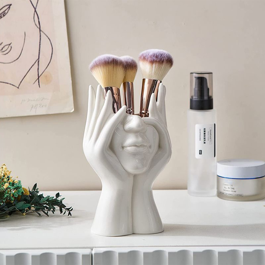 Kreatives Kunst-Styling, Büro-Schreibtisch, multifunktionale Aufbewahrung, Stifthalter, machen-hoch-Pinselhalter, Dekoration, Organizer, Genauigkeiten