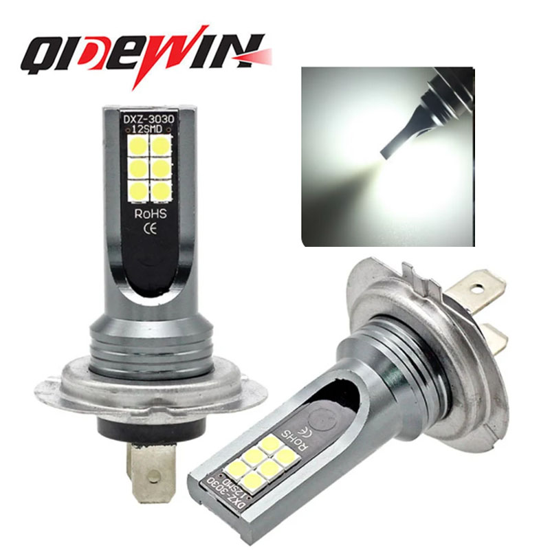 2PC H7 LED Scheinwerfer Birne Strahl Bausatz 12V-24V 55w hoch Energie LED Auto Licht Scheinwerfer 6000K Auto Scheinwerfer Lampen DRL weiß