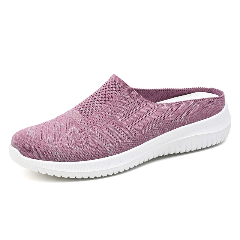 2023 scarpe basse Casual da donna pantofole estive con foro traspirante cavo da donna scarpe da passeggio leggere all'aperto Plus Size mezze pantofole