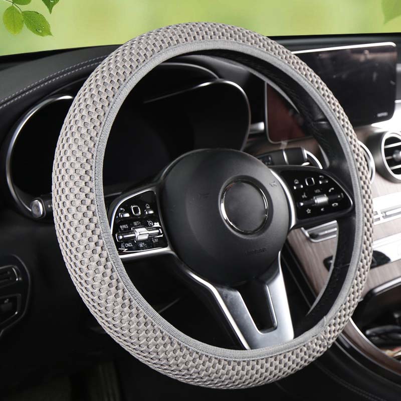 1 Piece of Fabric without Inner Ring, Elastic , Various Colors, Seasonal Use, MEN'S AND WOMEN'S Car Steering Wheel Protect