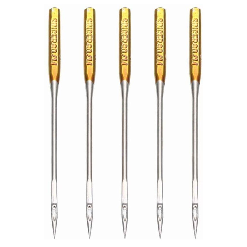 Durable 10pcs Big Eye Sewing Machine Universal Regular Useful Sewing Needle Household Sewing Machine Needle Sewing Needle: A 14th