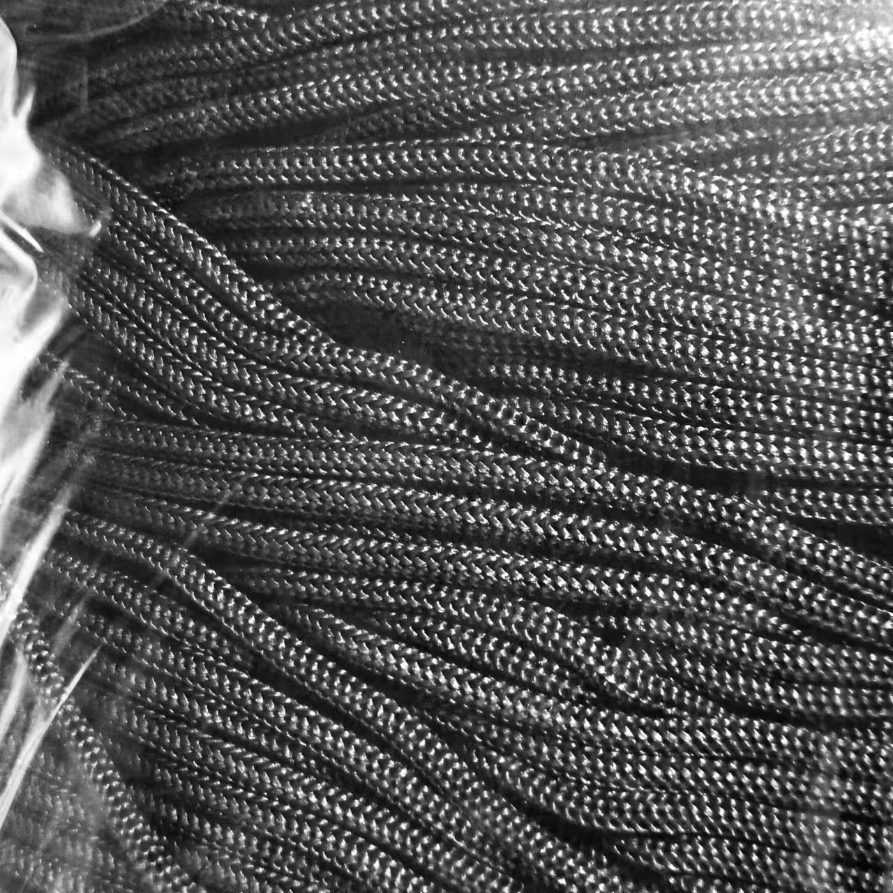 Environmental protection polypropylene rope black-and-white PP yarn braided binding rope packing Rope Nylon basketball net