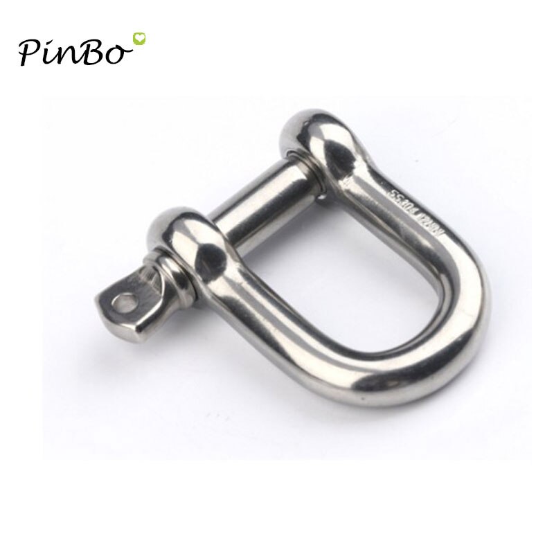 m10 ,2pcs 100% stainless steel 304 D- dee type shackle , antirust shackle , sus304 m10 dee shackle