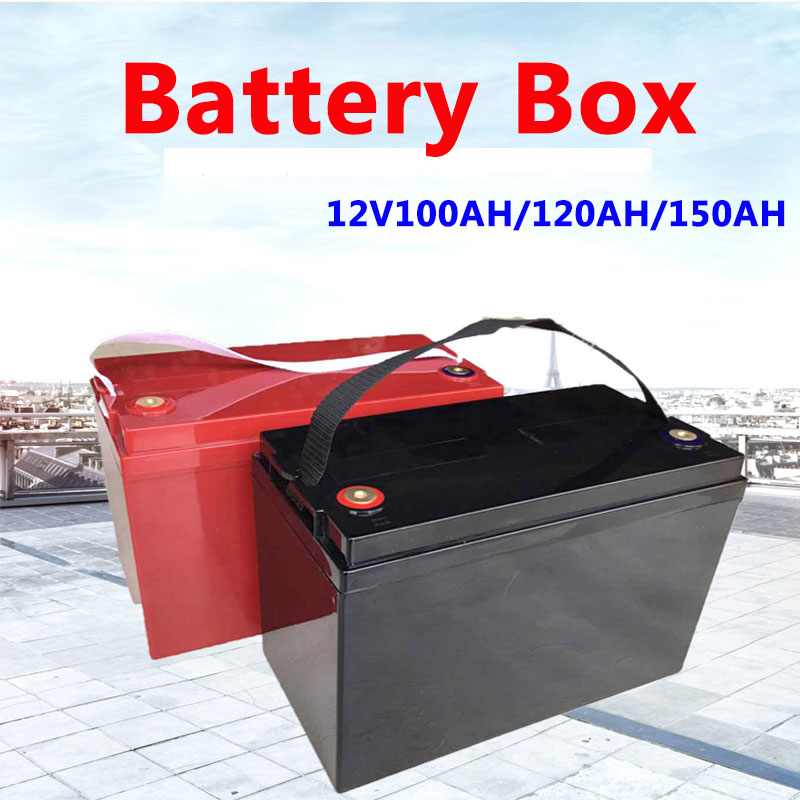 GTK Lithium-batterie Kasten 12V 24V 48V 100Ah 120Ah 150Ah li ionen lifepo4 LTO batterie ABS + PC batterie leere fallen